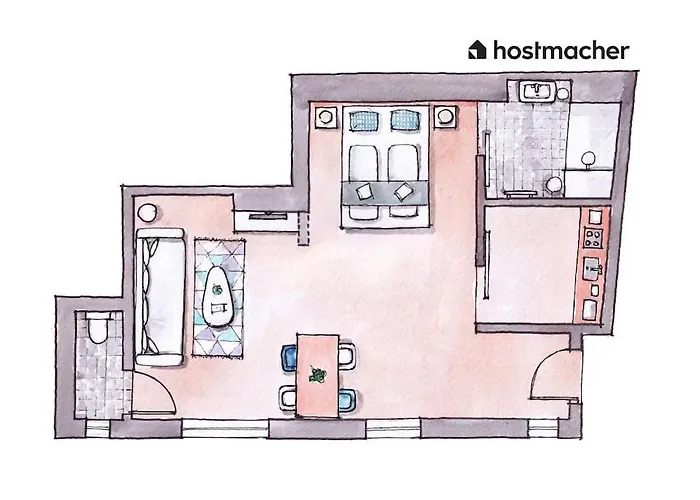 Apartmán Chic Near Metro & Center By Hm